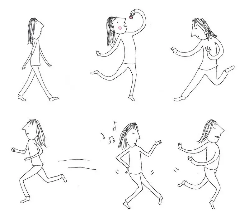 How to Create Movement in Your Drawings Little fingers