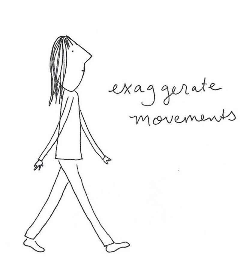 How to Create Movement in Your Drawings Little fingers